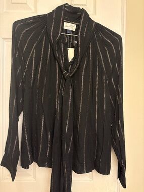 Black button down shirt